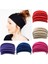 Lacivert Moda Kadın Geniş Kaymaz Kafa Bantları Esnek Saç Bandı Elastik Headwrap Katlanır Bant Yoga Süper Geniş Saç Bantları Aksesuarları (Yurt Dışından) 3