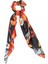 No.7 Boyutu Kadınlar Için Ponytail Eşarp Elastik Saç Tokası Hair Bow Bağları Scrunchies Saç Bantları Çiçek Baskılı Kurdele Saç Bandı (Yurt Dışından) 1