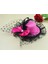 Siyah Stil Kadın Yay Parti Kostümü Kürk Şapka Kız Dantel Mini Şapka Dekorasyon Çiçek Iplik Toka Fascinator Bayan Saç Klipsi Tüy Şık (Yurt Dışından) 5
