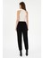 Kadın Siyah Pantolon (Kanvas-Chino) 50290902-Vr046 4
