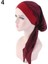 No.11 Boyutu Yeni Müslüman Kadın Pamuk Baskılı Ön-Bağlı Turban Şapka Kanser Şapkası Başlık Başörtüsü Saç Aksesuarları - E-Ticaret Başlığı (Yurt Dışından) 4