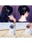 No.4 Boyutu Moda Kadın Kristal Kanzashi Taraklar ve Çubuklar Renkli Taşlı Saç Aksesuarları Vintage Toka Saç Klipsi (Yurt Dışından) 2