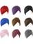 Koyu Kırmızı Tarzı 1 Parça Moda Unisex Parıltılı Hint Stil Turban Başlık Şapka Kep Cloche Saç Kapağı (Yurt Dışından) 4