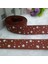 Kahverengi Tarzı Yeni 5 Metre 1'' Yıldız Baskılı Grosgrain Kurdele Saç Kurdelesi Kendin Yap - E-Ticaret (Yurt Dışından) 1