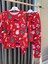 Babyaden Yeni Yıl Noel Yılbaşı Pijama Partisi Pamuklu Unisex Kız Erkek Çocuk Pijama Takımı 1