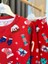 Babyaden Yeni Yıl Noel Yılbaşı Pijama Partisi Pamuklu Unisex Kız Erkek Çocuk Pijama Takımı 4