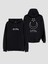 türk Bozkurt Özel Tasarım Baskılı Unisex Kapşonlu Çift Taraflı Sweatshirt Hoodie 1
