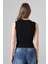 V Yaka Kolsuz T-Shirt 21899 Siyah 4