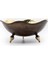Sarı Bakır Eskitme Dalgalı Gondol (14 cm ) 1