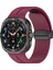 Samsung Galaxy Watch 7 Ultra 47MM Uyumlu Manyetik Mıknatıslı Band Silikon Kordon Kayış 1