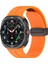 Samsung Galaxy Watch 7 Ultra 47MM Uyumlu Manyetik Mıknatıslı Band Silikon Kordon Kayış 1