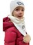 Benittokids Çocuk Yazı Detaylı Bere Atkı Takımı 7019 3