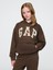 Erkek Çocuk Kahverengi Gap Logo Vintage Soft Western Sweatshirt 3