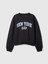 Kız Çocuk Lacivert Gap Logo Grafikli Fleece Sweatshirt 2