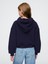 Kız Çocuk Lacivert Sherpa Crop Sweatshirt 5