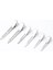 White-3.5cm 20 Adet Metal Gümüş Dikişsiz Ördek Gagası Klip Firkete Hiçbir Kırışık Sabit Saç Klip Profesyonel Salon Bayanlar Kıvırmak Klipler Şekillendirici Araçları (Yurt Dışından) 2