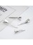 White-3.5cm 20 Adet Metal Gümüş Dikişsiz Ördek Gagası Klip Firkete Hiçbir Kırışık Sabit Saç Klip Profesyonel Salon Bayanlar Kıvırmak Klipler Şekillendirici Araçları (Yurt Dışından) 3