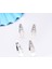 Gümüş 10 Adet/grup 4 cm Basit Metal Saç Klipleri Gümüş Altın Siyah Bb Klip Diy El Yapımı Kızlar Headdress Aksesuarları Barette Tokalar Pin (Yurt Dışından) 1