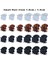 1.0 cm Mat Siyah 10 Adet/grup Saç Pençe Klipleri Kadınlar Için 1.0 1.5 cm Küçük Siyah Kahverengi Şeffaf Plastik Mini Pençeleri Çocuklar Saç Şekillendirici Aksesuarları (Yurt Dışından) 2