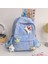 Schoolbag Tuval Karikatür Niş Kadın Ortaokul Öğrencisi Yüksek Görünümlü Sırt Çantası Moda Sırt Çantası (Yurt Dışından) 1