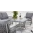Twist Alüminyum Rattan Bahçe Balkon Oturma Grubu (2+1+1+M) 5