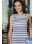 Çizgili Bayan Atlet 8008 1