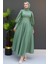 Ip Kuşaklı Elbise Mint 3