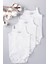 ® 3'lü Ip Askılı Bebek Zıbın Seti 100% Pamuklu Ribana Çıtçıtlı Atlet, Body Zıbın Unisex 1