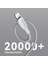 C2111 Powerlink Rugg 60W USB To Lightning Şarj Kablosu 1.2m 3A- Gri 3