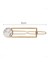 Stil 7 1 Pc Moda Geometrik Saç Klipleri Daire Kare Tokalar Kadın Kız Doğal Taş Ebru Tokalarım Retro Metal Saç Şekillendirici Pin (Yurt Dışından) 1