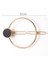 Stil 2 1 Pc Moda Geometrik Saç Klipleri Daire Kare Tokalar Kadın Kız Doğal Taş Ebru Tokalarım Retro Metal Saç Şekillendirici Pin (Yurt Dışından) 1