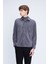 Gri Shacket Comfort Fit Uzun Kol Fitilli Kadife Gömlek 3