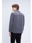 Gri Shacket Comfort Fit Uzun Kol Fitilli Kadife Gömlek 5
