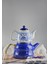 Alev Emaye Porselen Çaydanlık Takımı - Emaye Kettle Porselen Demlik - 3.5 Litre 1