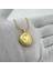 925 Ayar Gümüş Zülfikar Işlemeli Gold Muska Kolye 1