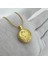 925 Ayar Gümüş Zülfikar Işlemeli Gold Muska Kolye 3