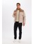 Su İtici Şişme Mont Slim Fit Dar Kesim Dik Yaka Fermuarlı Cepli D1283AX24WN 2