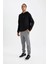 DeFactoFit Standart Fit Cepli Kapüşonlu Sporcu Sweatshirt D0926AX24AU 2