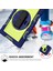 Tab A7 T500/T505 10.4 Inç Koruyucu Kılıf 360° Dönebilen Braket Koruyucu Kılıf (Lacivert+Sarı Yeşil) (Yurt Dışından) 5