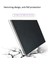 M30 Pro Kılıf + Ekran Koruyucu Pu Tablet Kılıfı M30 10.1 Inç Tablet Flip Kılıf Tablet Standı (Siyah) (Yurt Dışından) 4