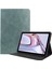 Tab A7 T500 T505 Iki Katlı Taklit Inek Derisi Desenli Midye Kabuğu Taşınabilir Tablet Kılıfı (Yeşil) (Yurt Dışından) 3