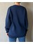 3 Iplik Köpek Motifli Nakış Işlemeli Kadın Sweatshirt 4