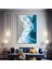 Köpüklü Mavi Kanvas Tablo 1