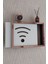Siyah-Rose 25 x 35 x 7 cm Wifi Amblemli Duvara Asılabilir Sigorta ve Modem-Wifi Saklama Kutusu! Saklama Kutusu 4
