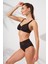 Herve Toparlayıcı Balenli Bikini Takım Siyah 231230 3