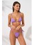 Üçgen Brazilian Bikini Takım Mor 231245 4