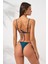 Üçgen Brazilian Bikini Takım Petrol 231245 4