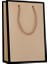 26X40X8 Ip Saplı Lüks Karton Çanta -Mat Mum Işığı- 2