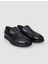 %100 Hakiki Deri Siyah Erkek Loafer 2