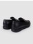 %100 Hakiki Deri Siyah Erkek Loafer 3